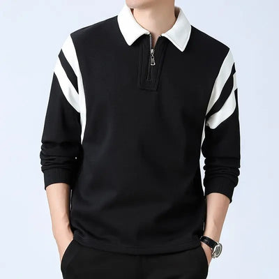 Brunson Half Zip Spliced Pullover
