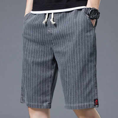 Downtown Denim Striped Men's Shorts
