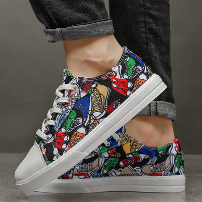 Doodle Mesh Sneakers