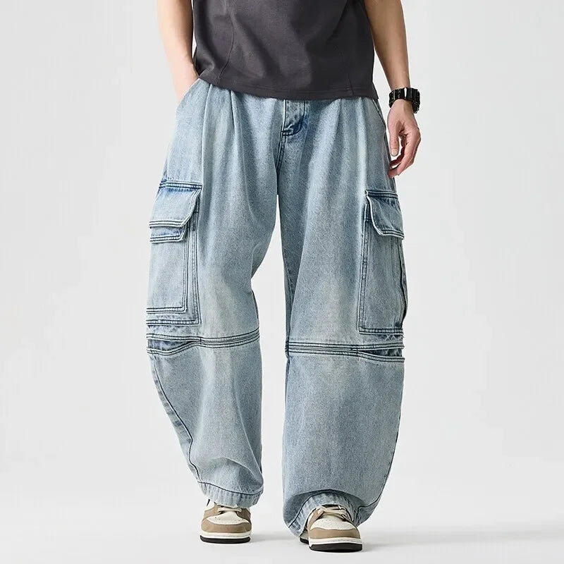 Whitfield Washed Baggy Jeans
