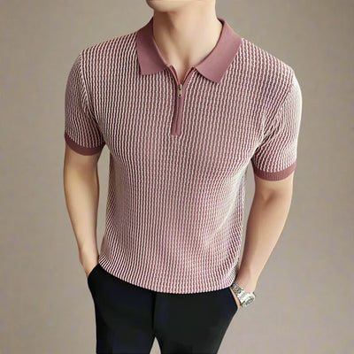 Emeline Classic Zip Polo Shirt