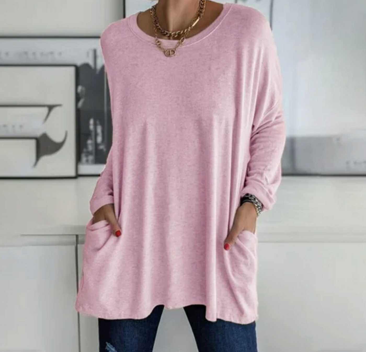Alivia | All-Day Comfort Long Sleeve Top