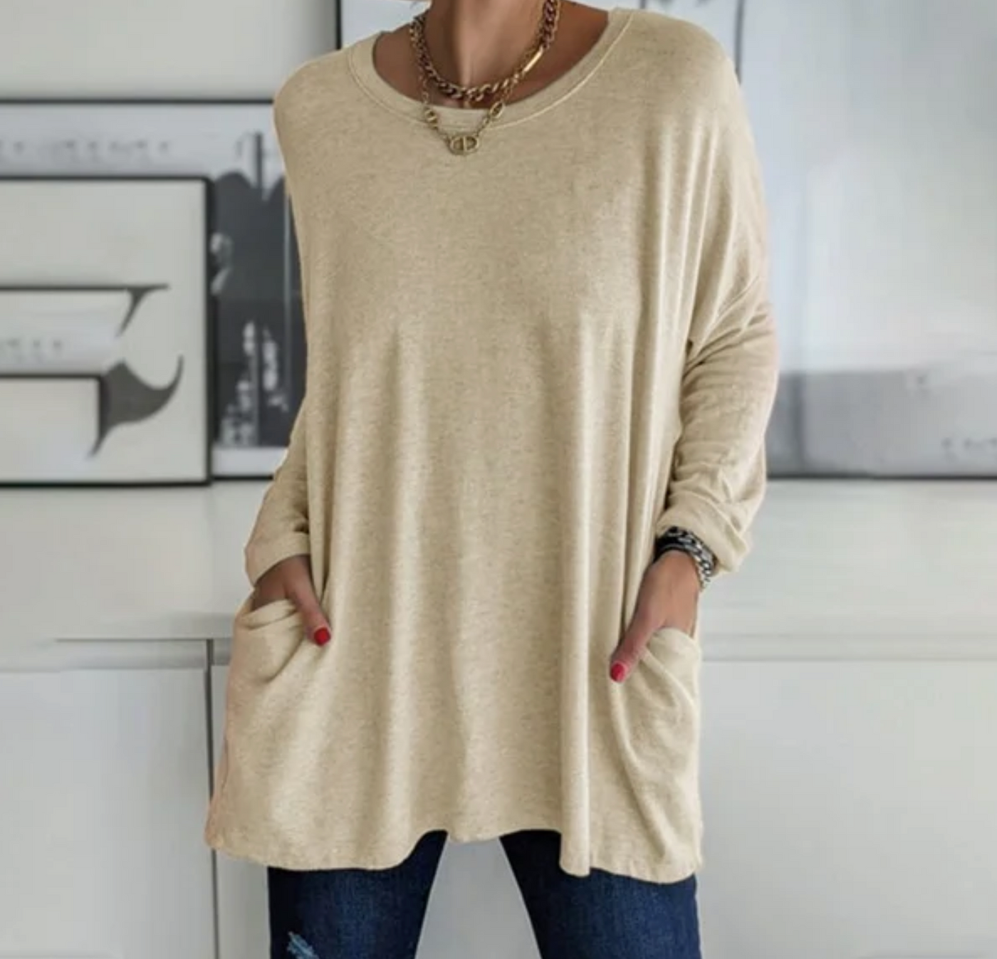 Alivia | All-Day Comfort Long Sleeve Top