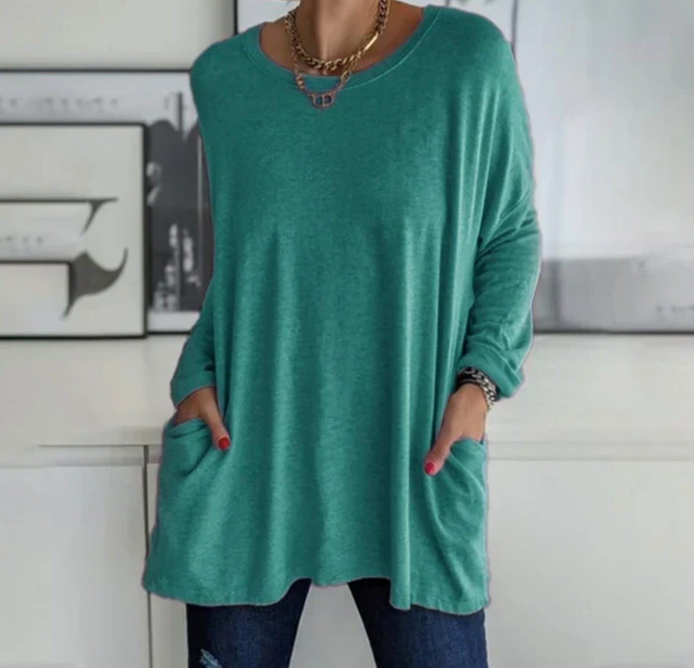 Alivia | All-Day Comfort Long Sleeve Top