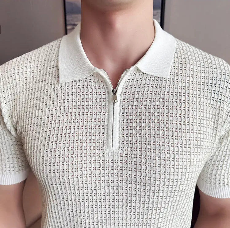 Emeline Classic Zip Polo Shirt