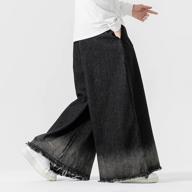 Higgins Baggy Ombré Washed Jeans