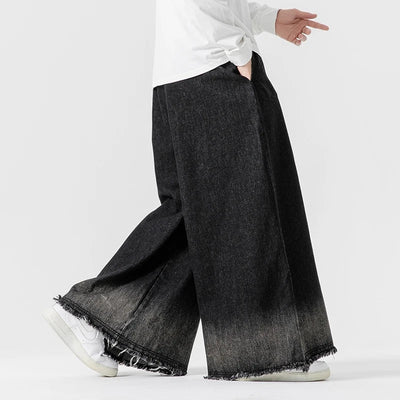 Higgins Baggy Ombré Washed Jeans