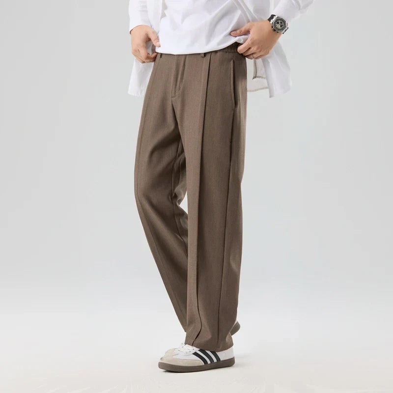 Randolph Straight Leg Pleated Pant