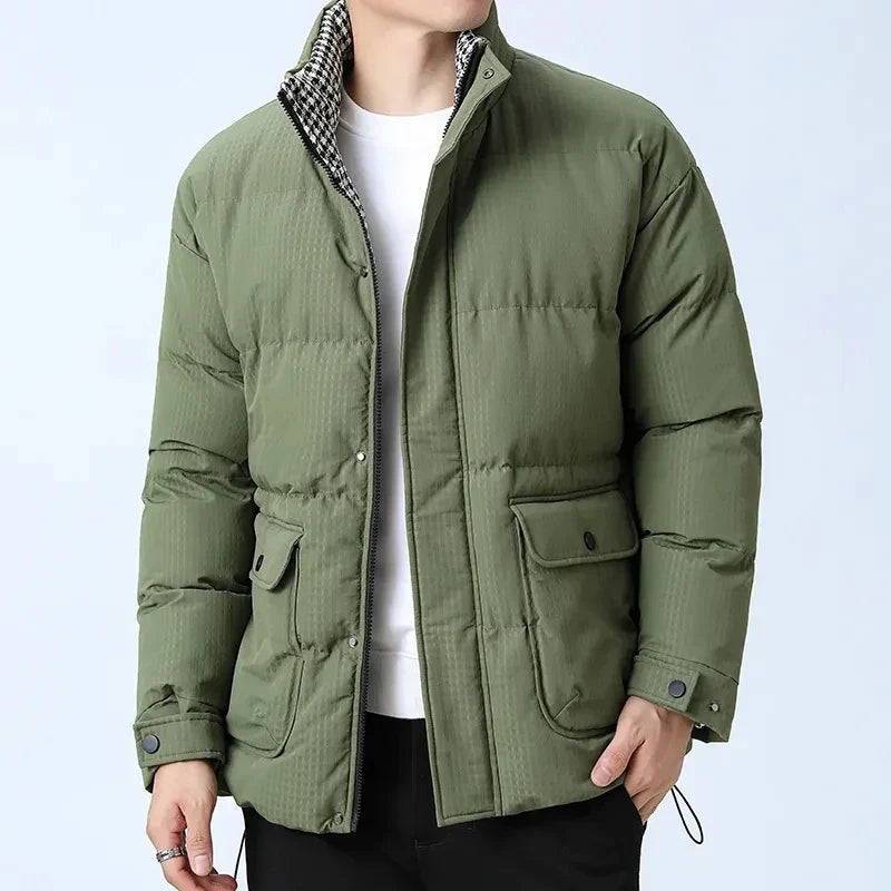 Hastings Houndstooth Trimmed Parka