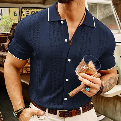Samuel Stitch Embroidered Button-Up