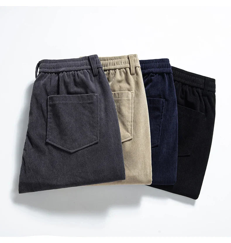 Afonso Corduroy Drawstring Slacks