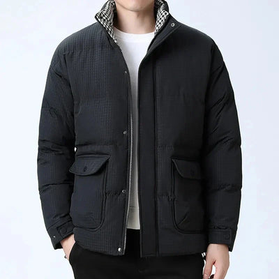 Hastings Houndstooth Trimmed Parka
