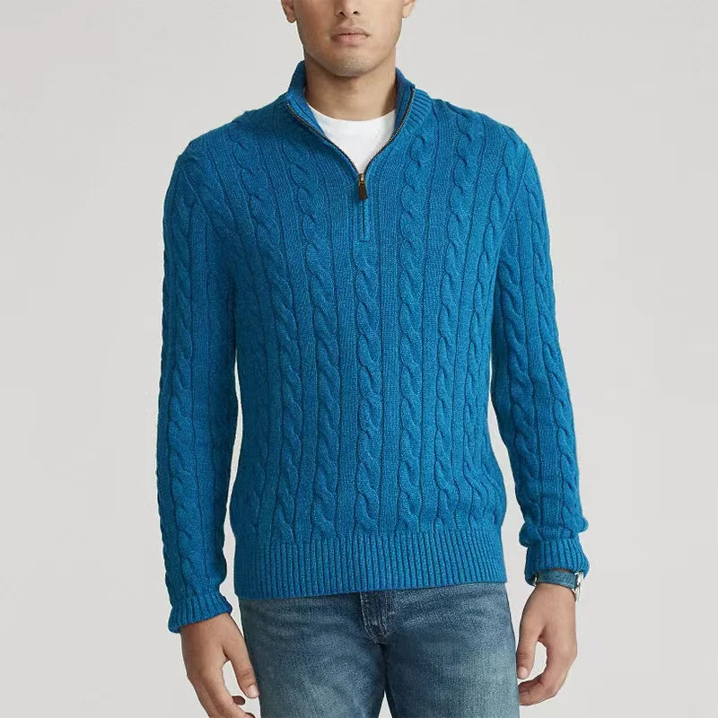 Lavelle Cable Knit Quarter Zip