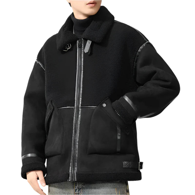 Derrington Spliced Suede Jacket