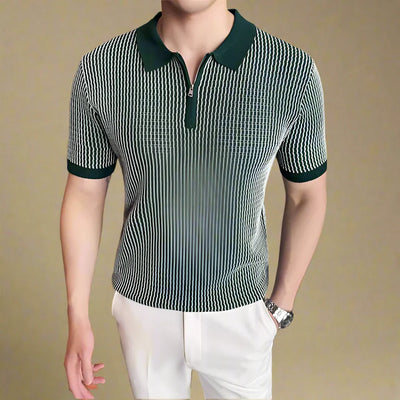 Emeline Classic Zip Polo Shirt