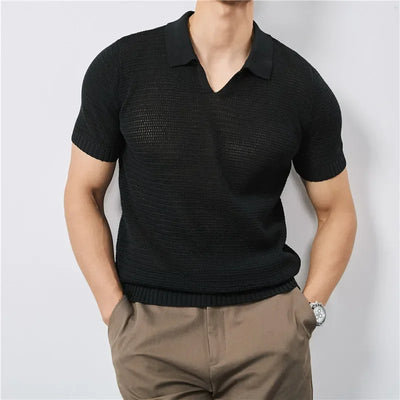 Tidepoint Open Weave Polo