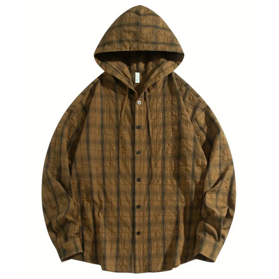 Westville Hooded Plaid Shirt
