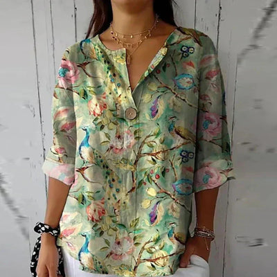 Helena | Floral Vintage Blouse