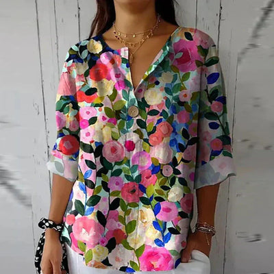 Helena | Floral Vintage Blouse