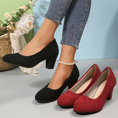 Jennifer – Wide Toe Pumps with Stable Heel for Pain-Free Comfort