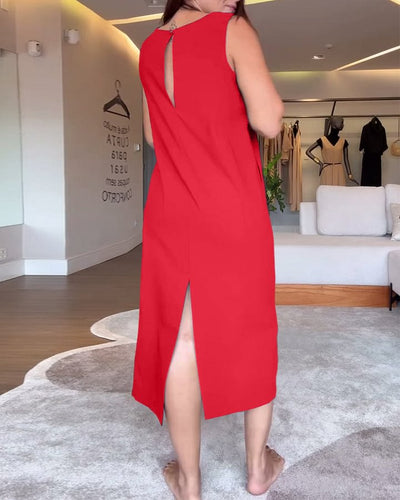 Skyla | Relaxed Fit Slit Dress