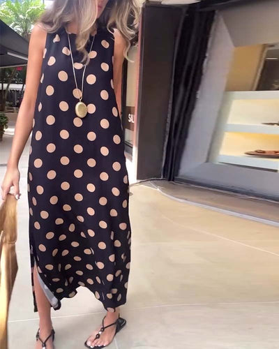 Senna | Elegant Sleeveless Slit Dress
