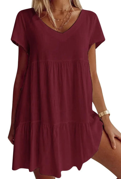 Shirley | Chic and Casual V-Neck Dress