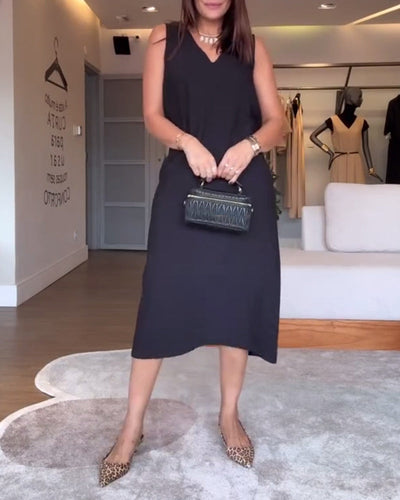 Skyla | Relaxed Fit Slit Dress