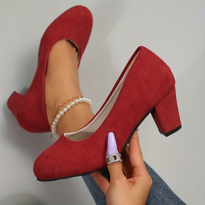 Jennifer – Wide Toe Pumps with Stable Heel for Pain-Free Comfort