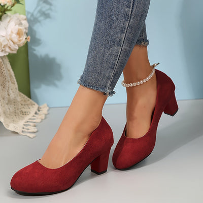 Jennifer – Wide Toe Pumps with Stable Heel for Pain-Free Comfort