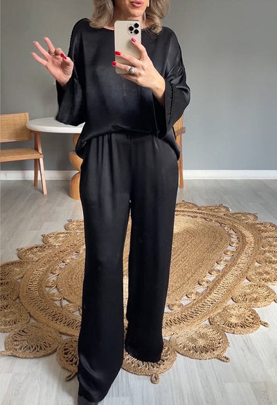 Sophie | Classic Crew Neck Two-Piece Set