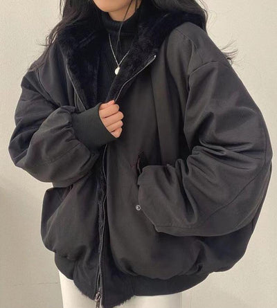 Halia | Cozy Oversized Bomber Jacket