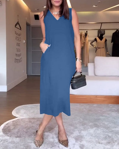 Skyla | Relaxed Fit Slit Dress