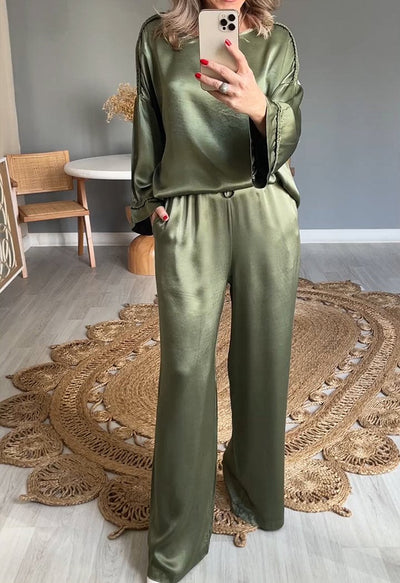 Sophie | Classic Crew Neck Two-Piece Set