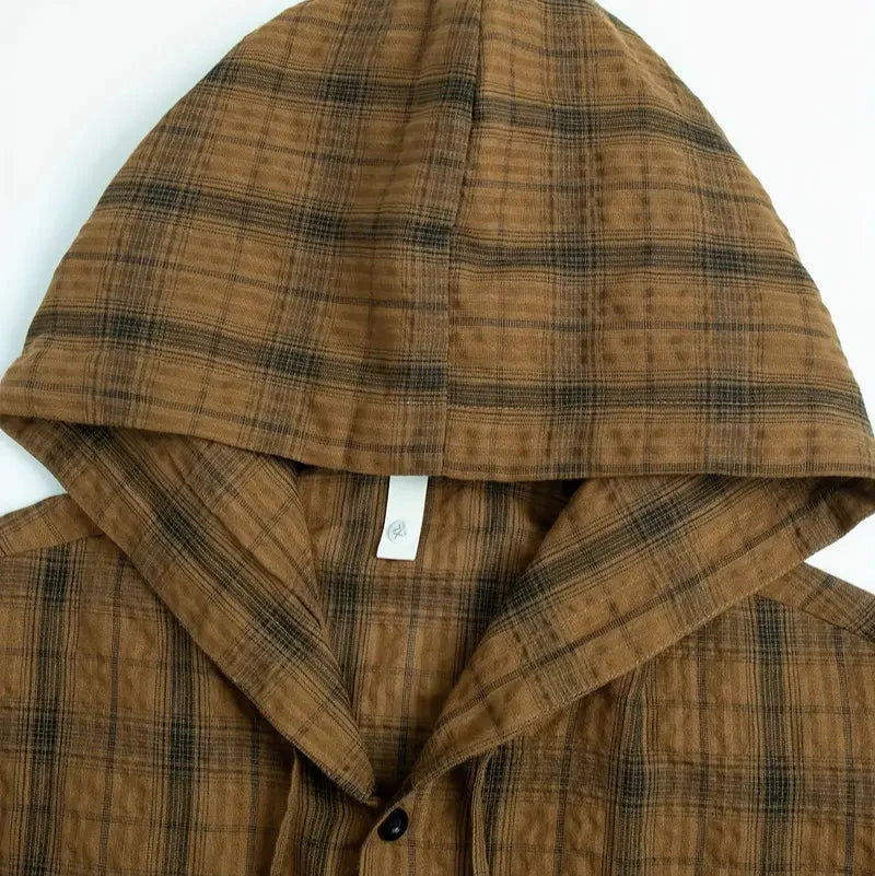 Westville Hooded Plaid Shirt