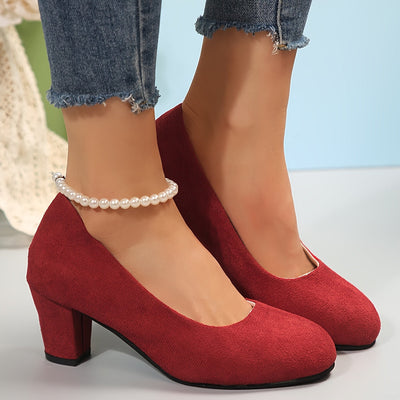 Jennifer – Wide Toe Pumps with Stable Heel for Pain-Free Comfort