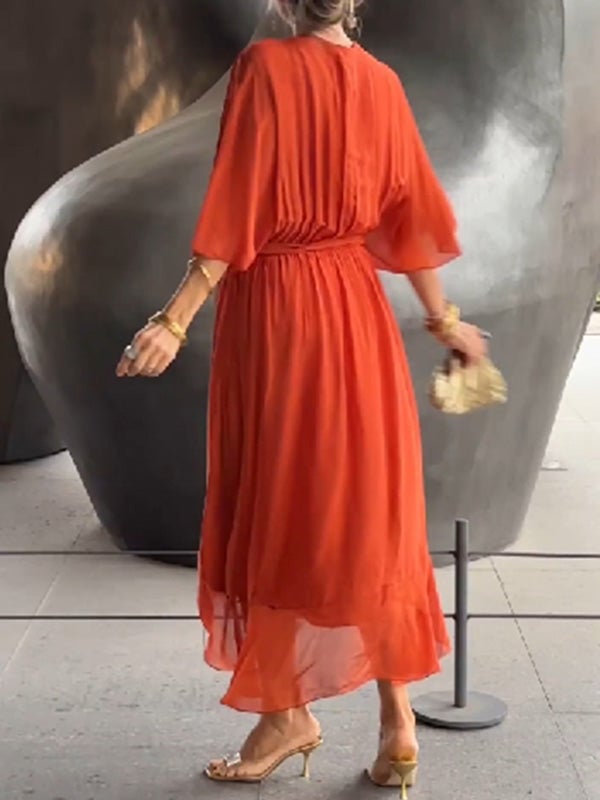 Syla | Cozy Flowing Maxi Dress