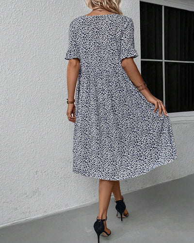 Brenda | Floral Charm Midi Dress