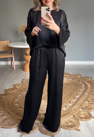 Sophie | Classic Crew Neck Two-Piece Set