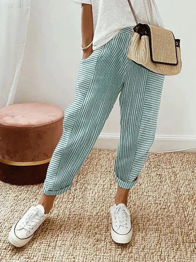 Minna | Sleek Striped Pants