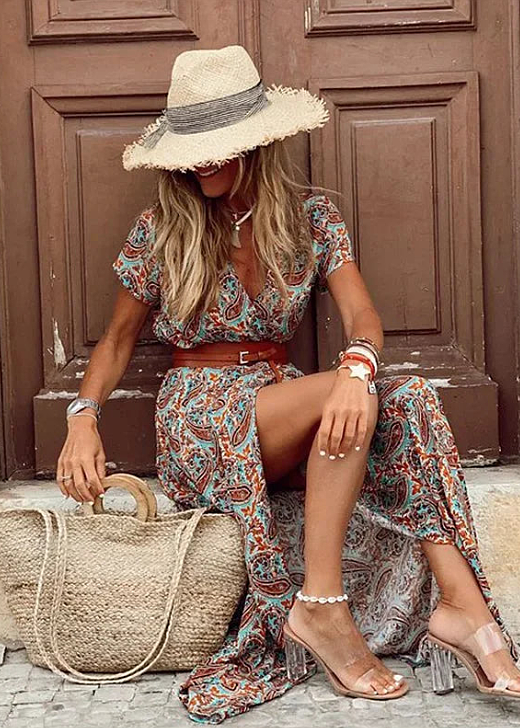Valeria | Boho Chic Maxi Dress
