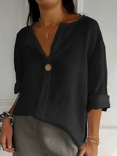 Denzelle | Versatile Button Detail Blouse
