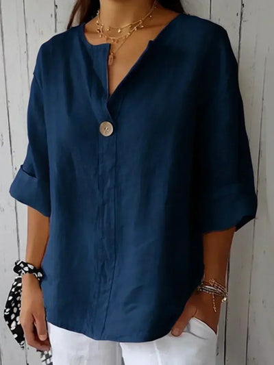 Denzelle | Versatile Button Detail Blouse