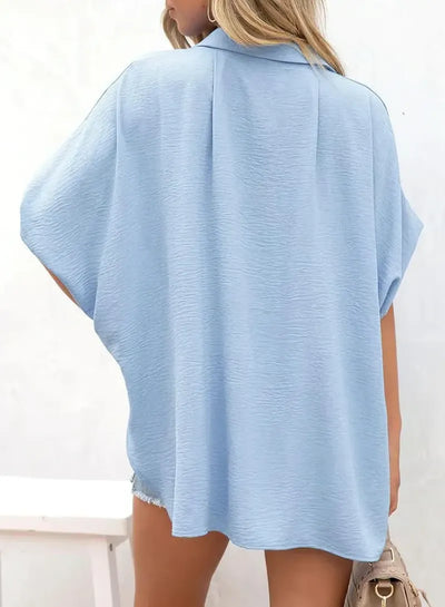 Melody | Chic Slit Hem Shirt