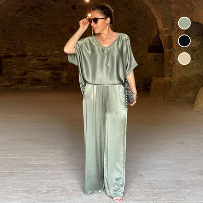 Devyn | Elegant V-Neck Two-Piece Set