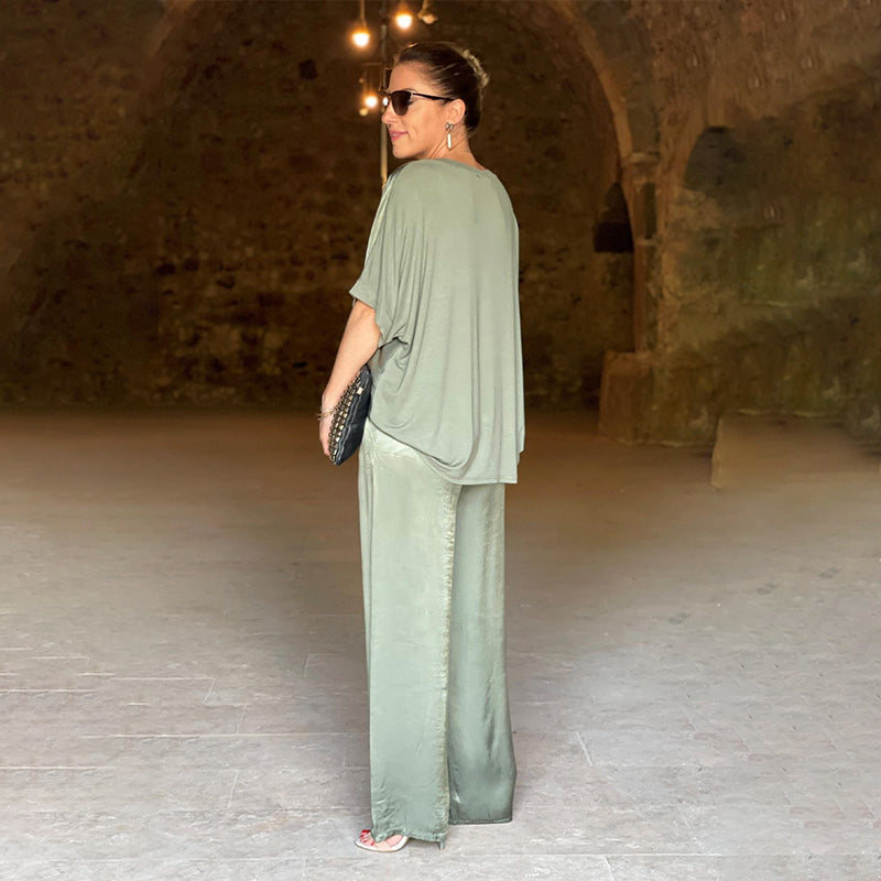 Devyn | Elegant V-Neck Two-Piece Set