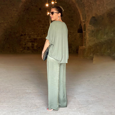 Devyn | Elegant V-Neck Two-Piece Set
