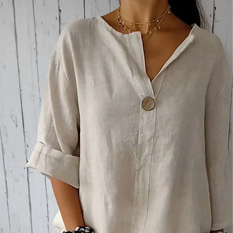 Denzelle | Versatile Button Detail Blouse