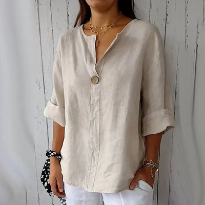 Denzelle | Versatile Button Detail Blouse