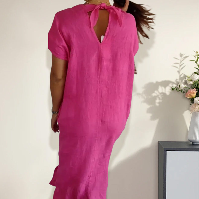 Darlene | Classic V-Neck Dress
